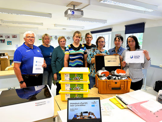 Laekvere Noortetuba ja kool - laserlõikuri, virtuaalreaalsuse ja robootika koolitus