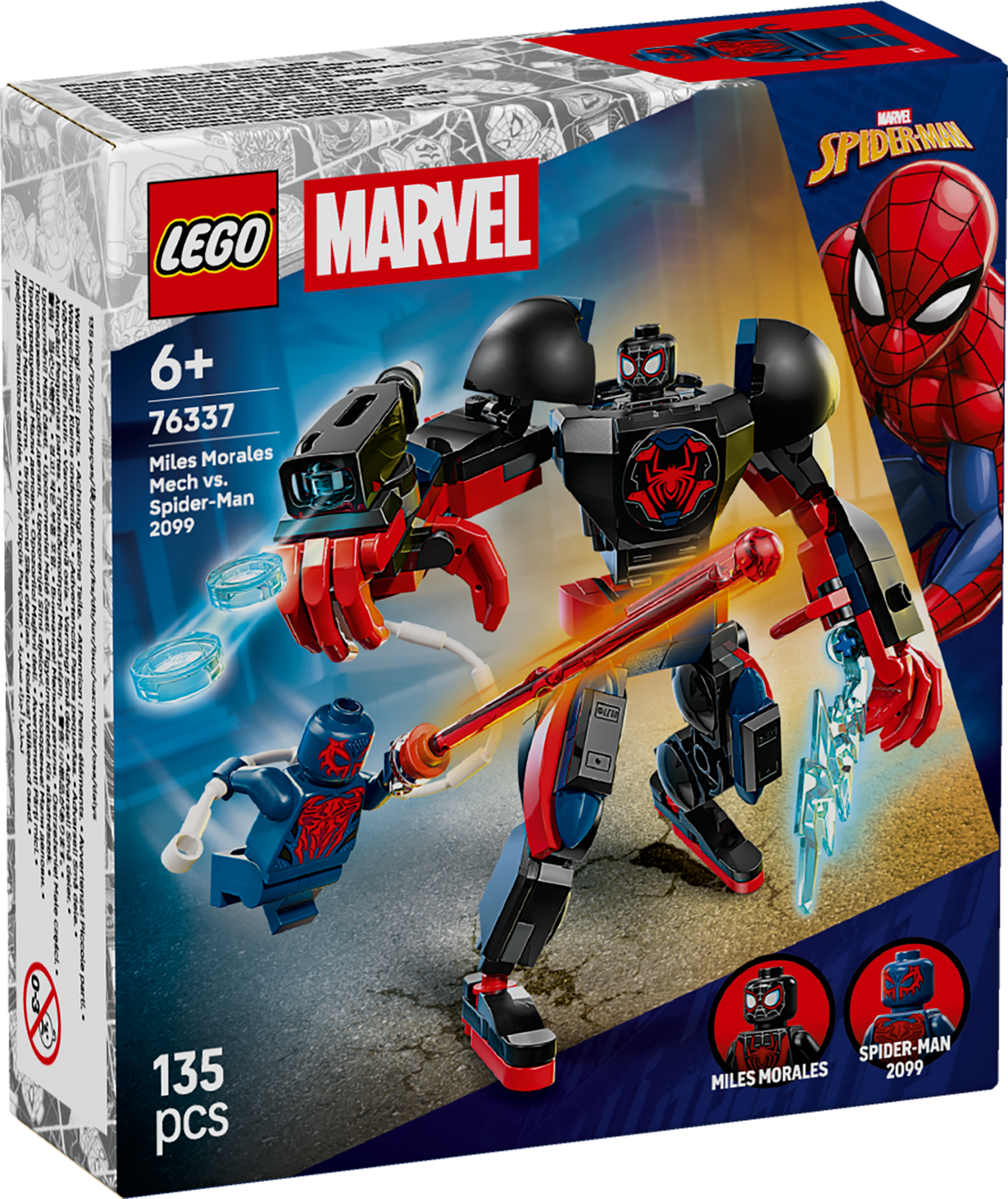 LEGO Super Heroes Miles Moralese robot vs. Spider-man 2099 76337L