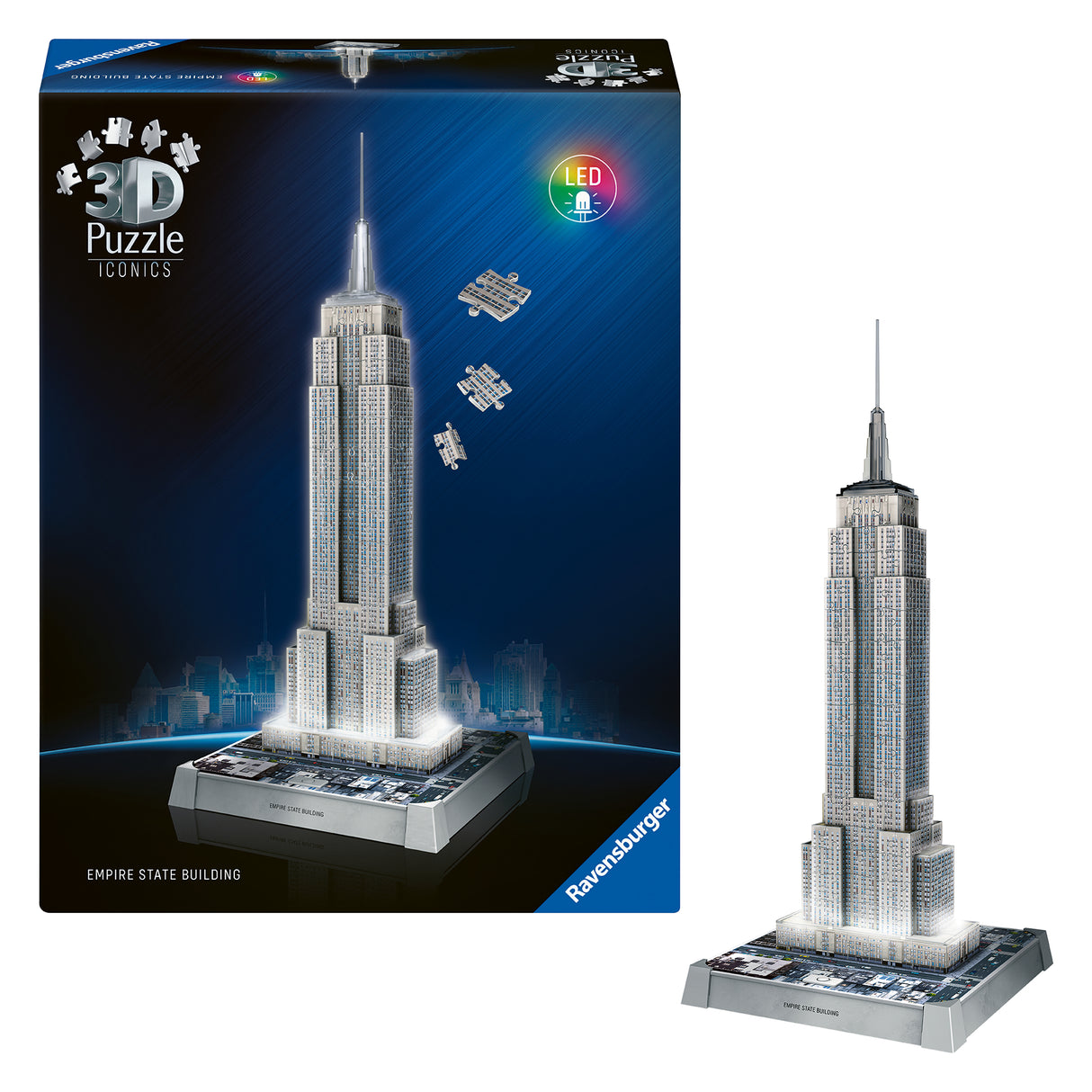 Ravensburger 3D pusle LED valgusega: Empire State Building 12008026V