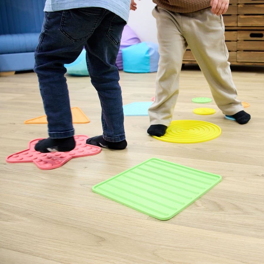 TTS sensoorse tekstuuriga põrandapadjad, 10 tk SD10568B