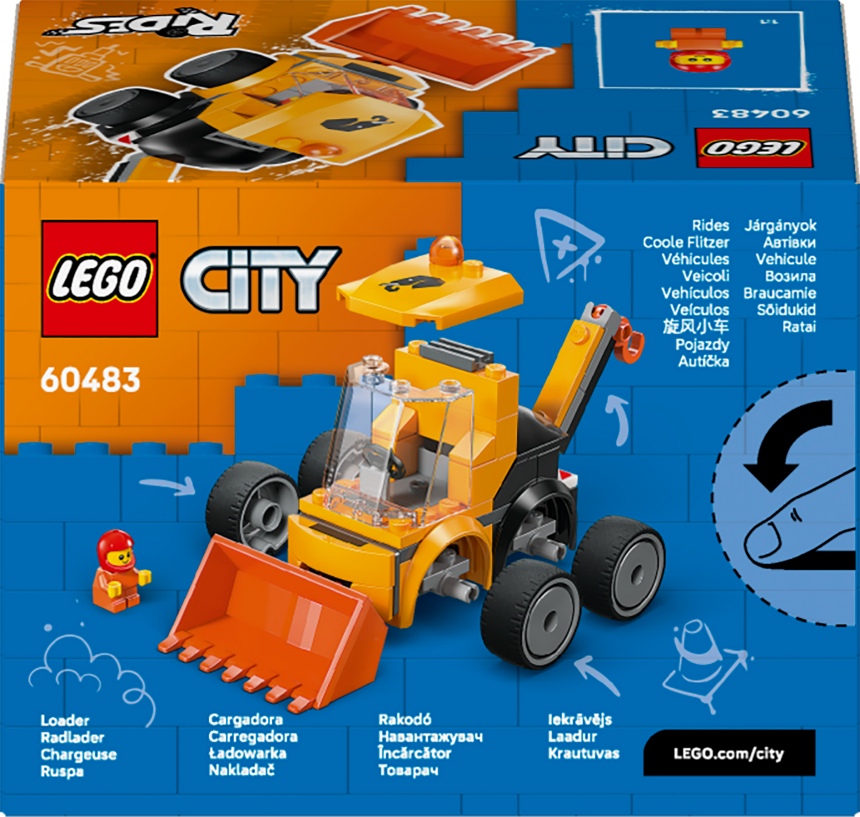 LEGO City Sõidukid – ehituslaadur 60483L