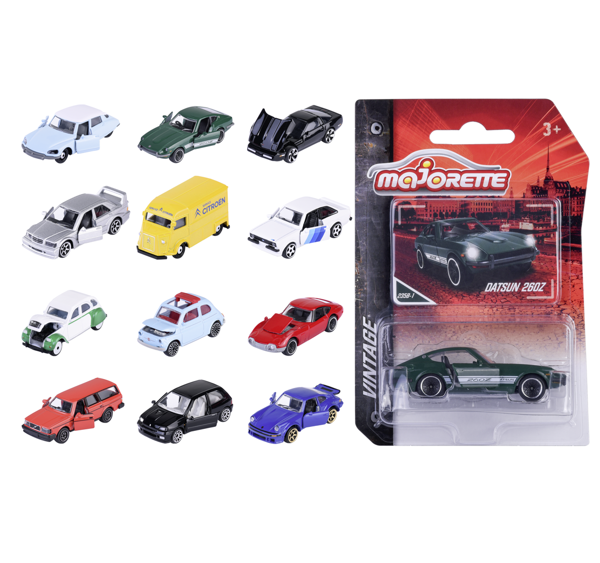 Majorette Vintage cars mudelautod 212052010B