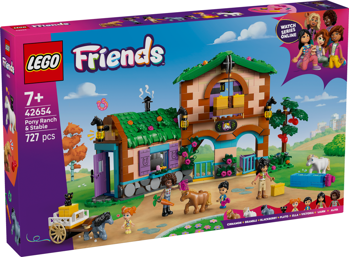 LEGO Friends Poni rantšo ja tall
42654L