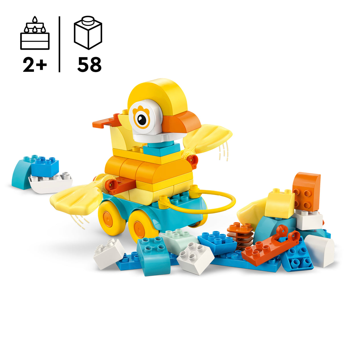 LEGO DUPLO Kolm ühes: loomad ratastel 10448L