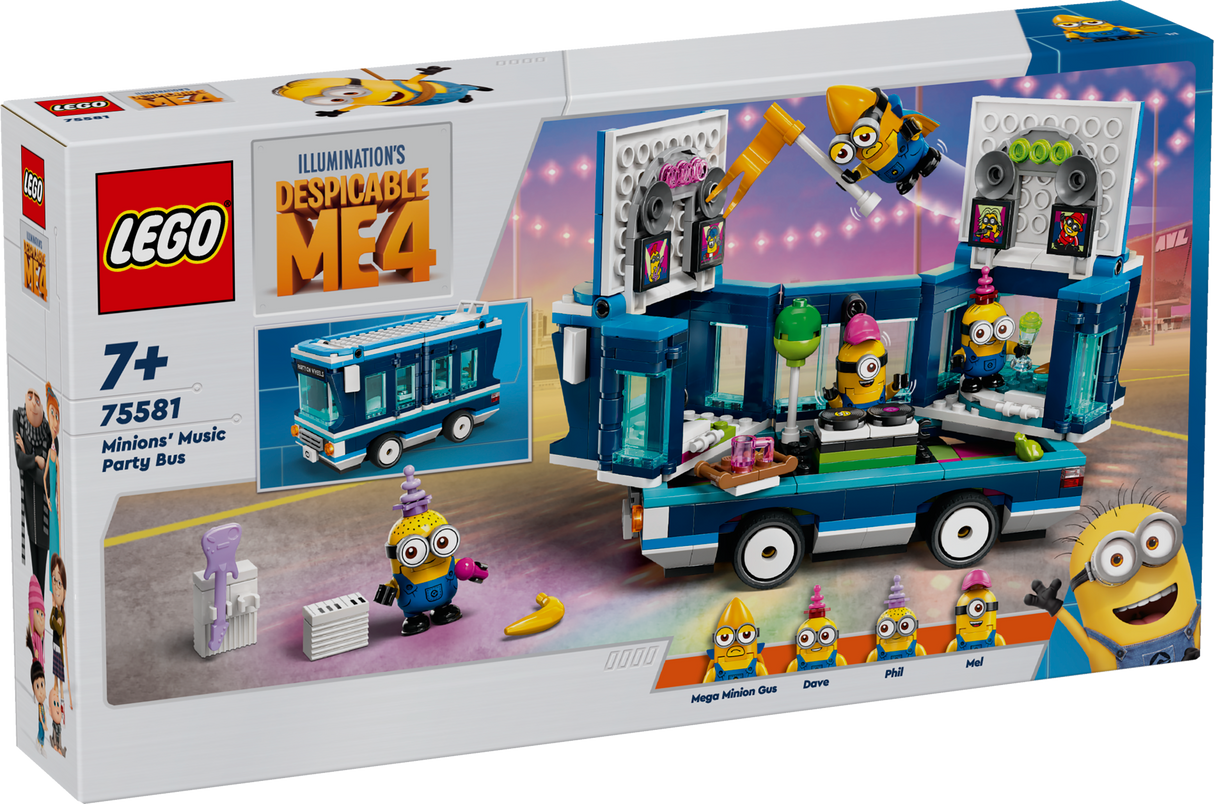 LEGO Minions Käsilaste muusikaga peobuss 75581L