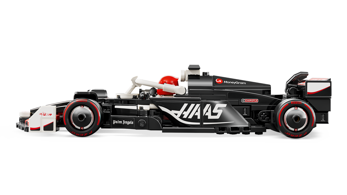 LEGO Speed Champions Moneygram HAAS F1 Team VF-24 võidusõiduauto 77250L