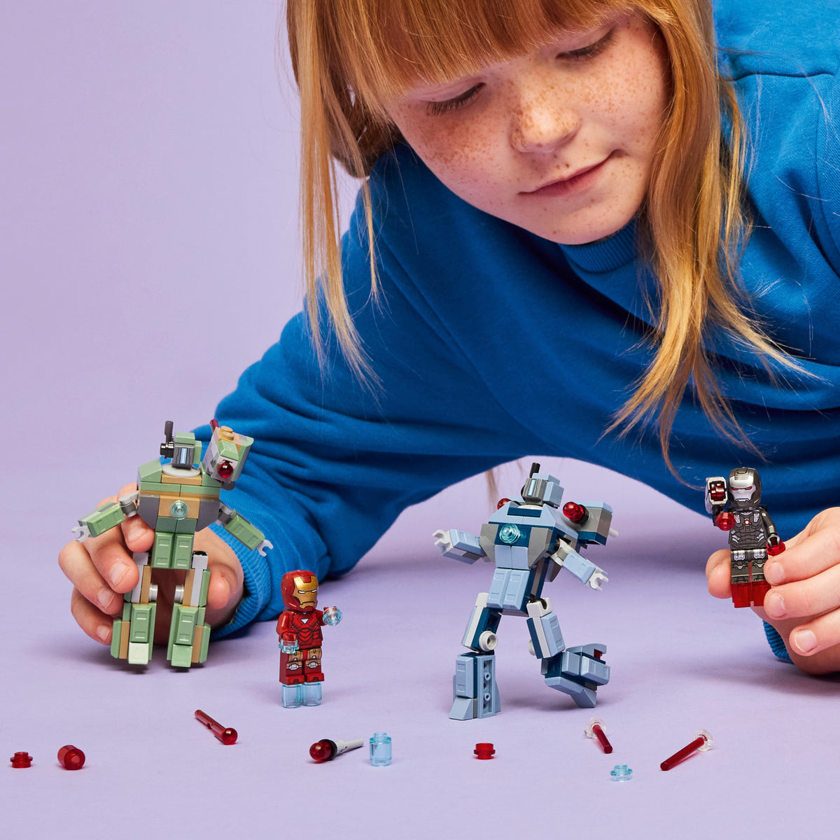 LEGO Super Heroes Iron Man ja Sõjamasin vs. haamerdroonid 76320L