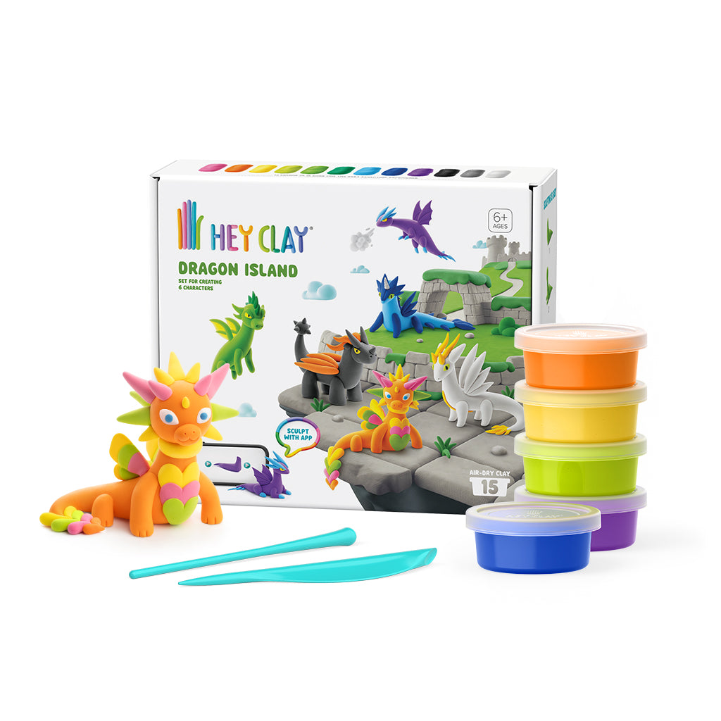 HEY CLAY voolimismass 15 tk: draakoni saar 15035E