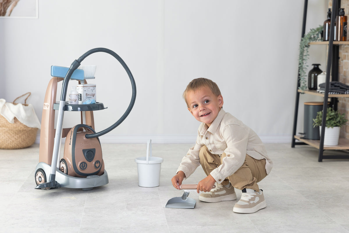 Smoby koristuskäru ja tolmuimeja Rowenta 330325S