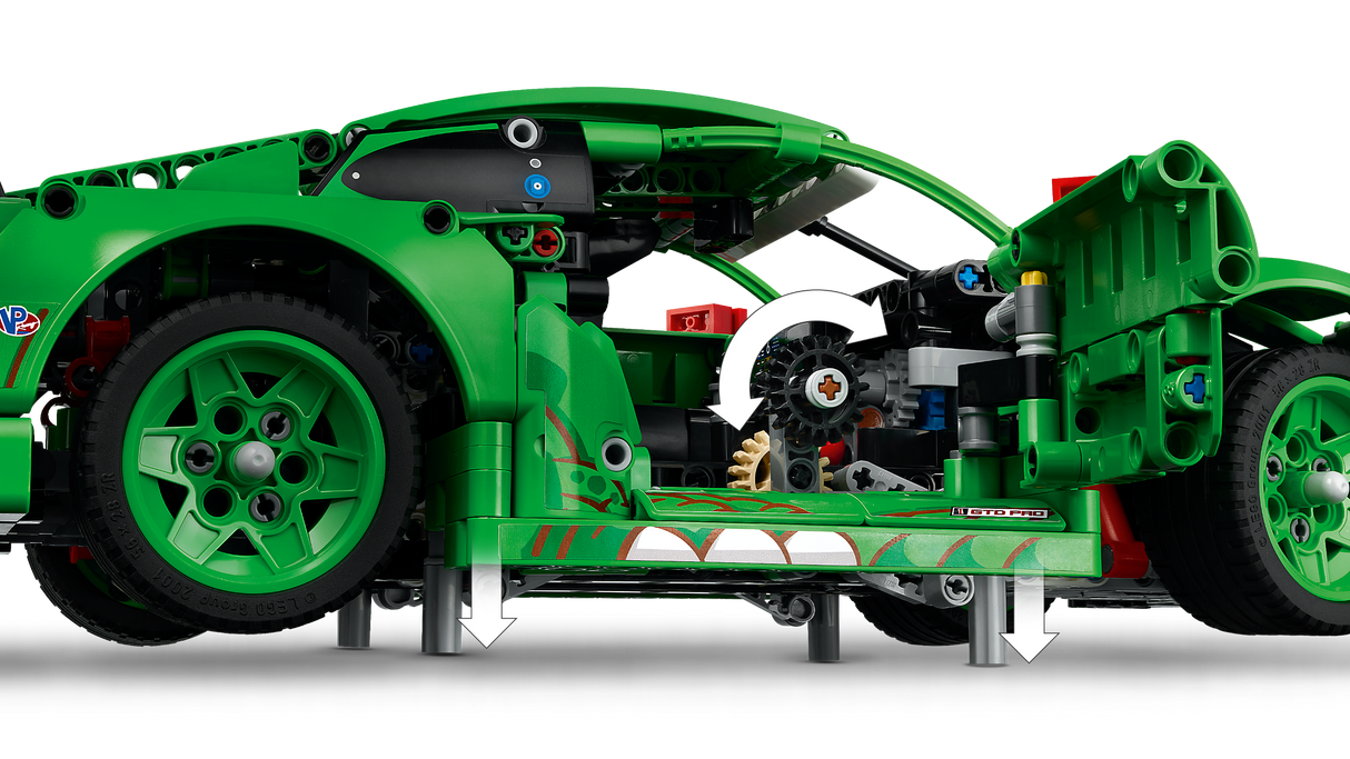 LEGO Technic Porsche 911 GT3 R Rexy AO Racing võidusõiduauto 42224L