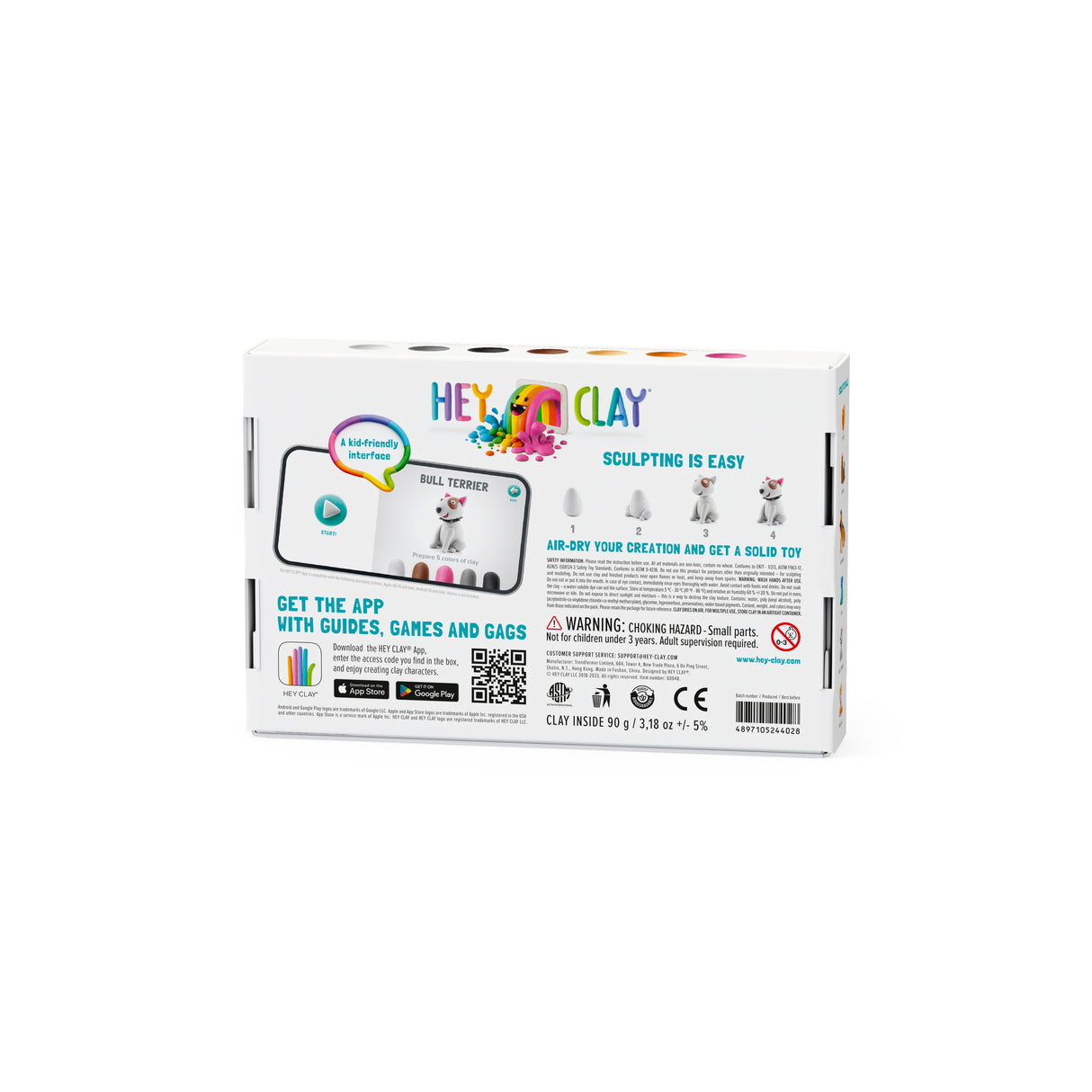 HEY CLAY voolimismass 6 tk: koerte valik 2 60048E