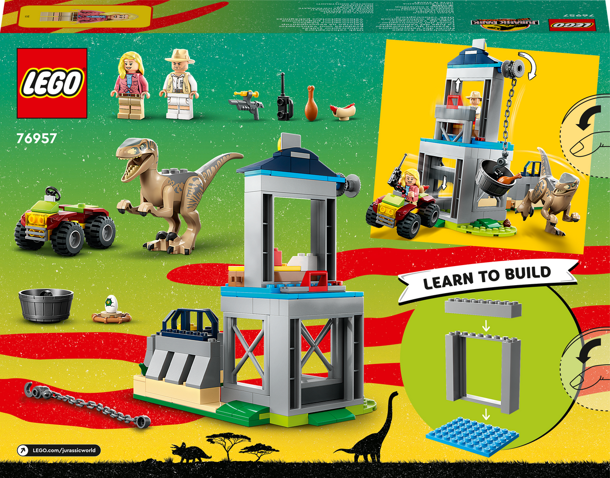 LEGO Jurassic World Velociraptori põgenemine 76957L