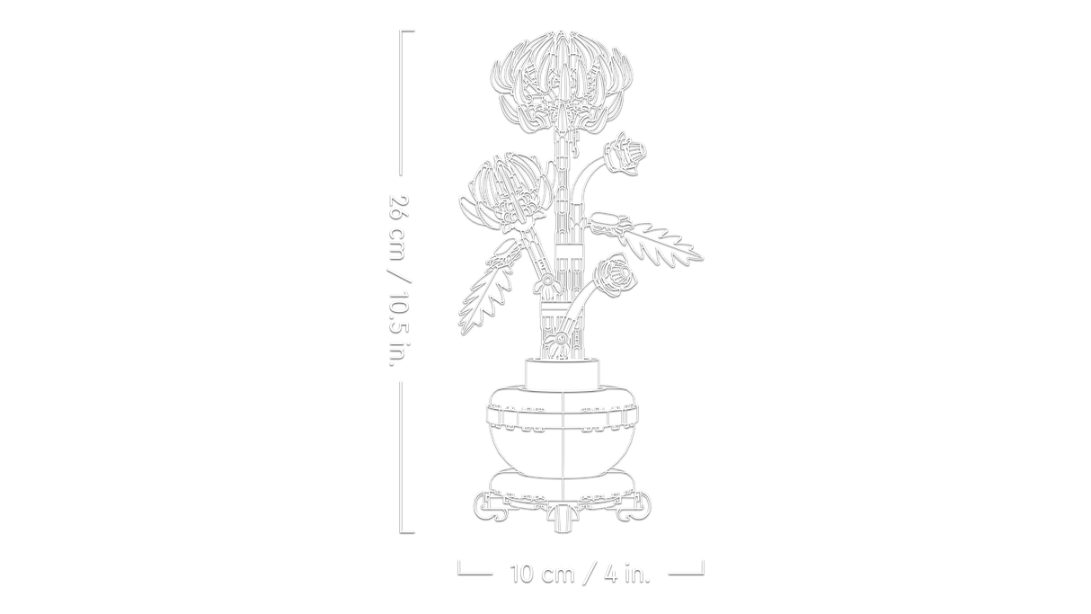 LEGO Botanical Collection Krüsanteem 10368L