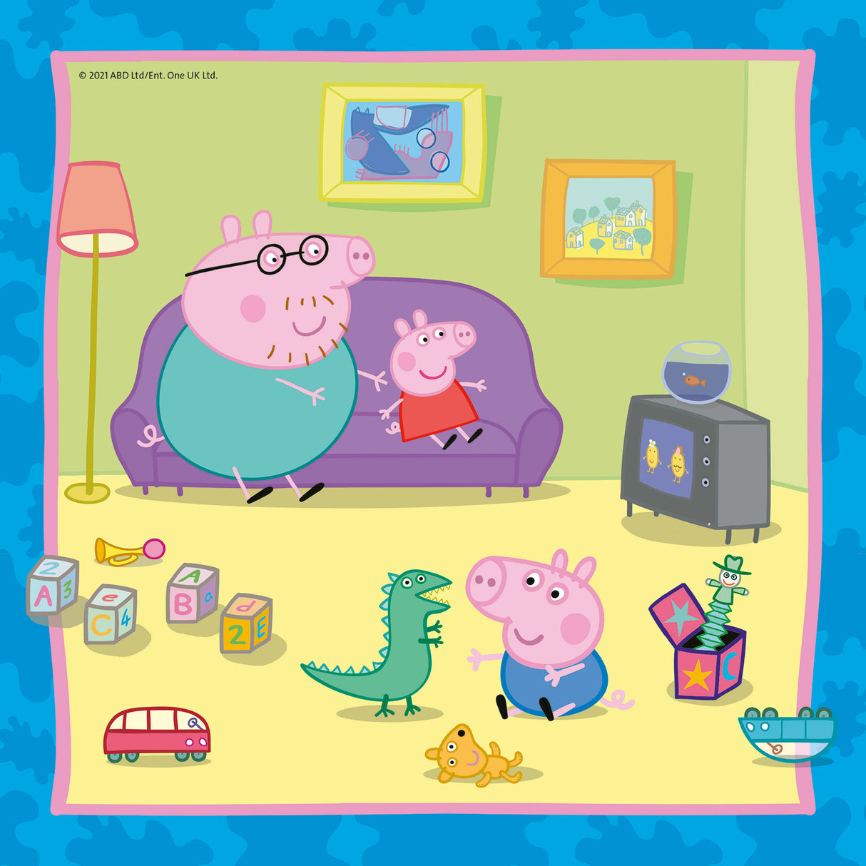Ravensburger pusle 3x49 tk Põrsas Peppa 055791V