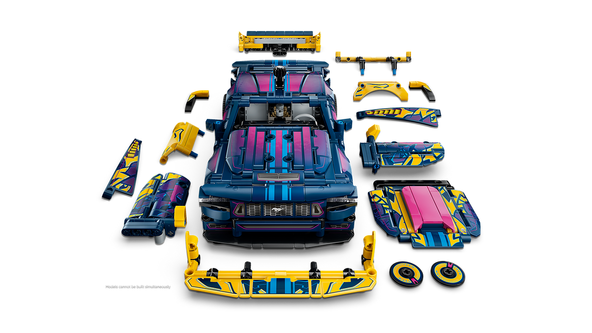 LEGO Technic Kohandatud garaaž Ford Mustang GT autole 42236L