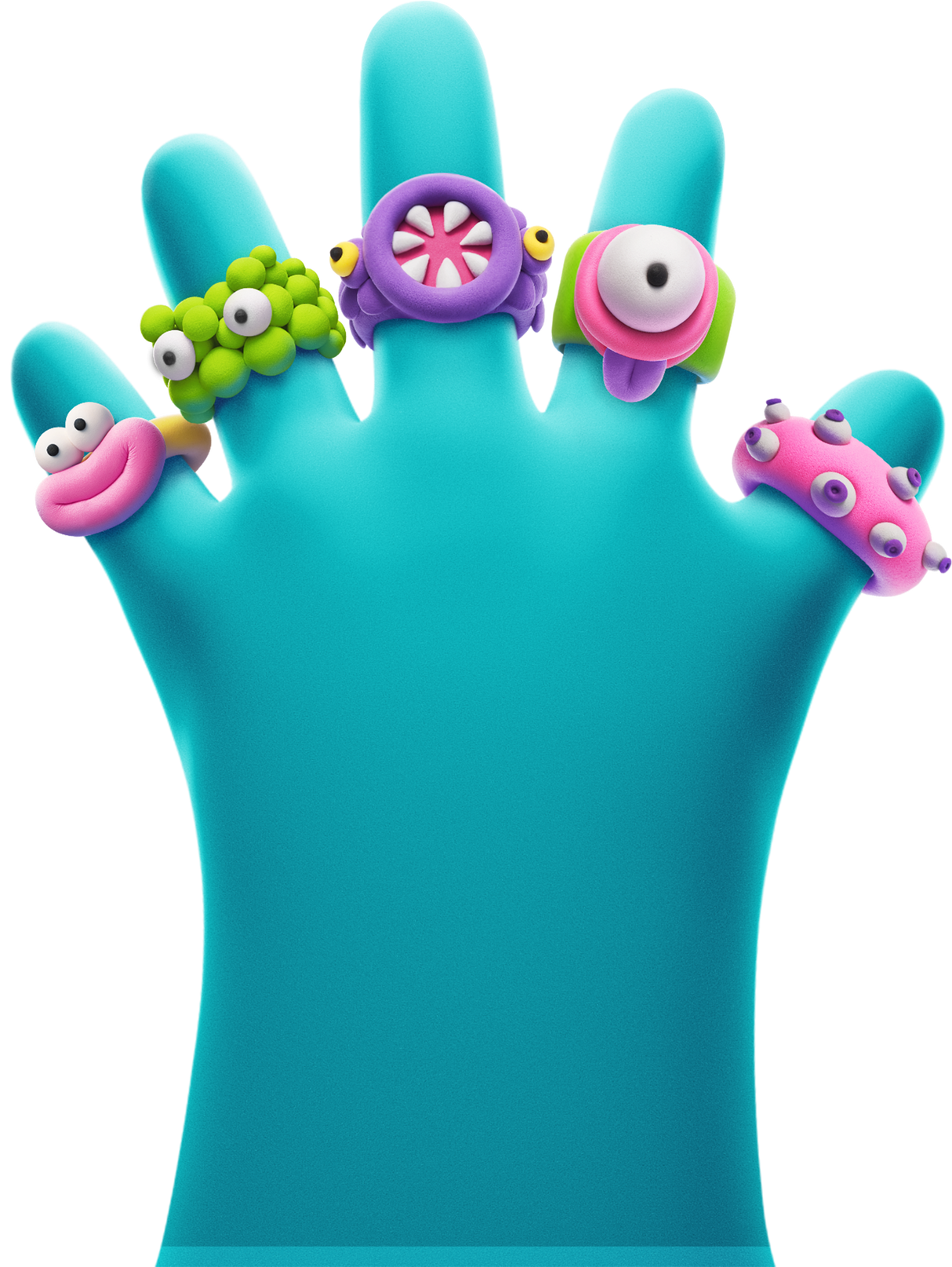 HEY CLAY voolimismass Sõrmused tulnukad 31003E