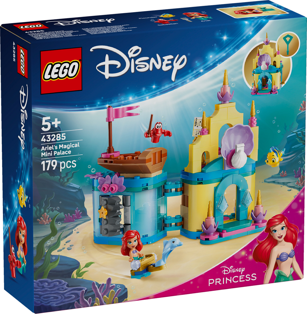 LEGO Disney Arieli maagiline minipalee 43285L