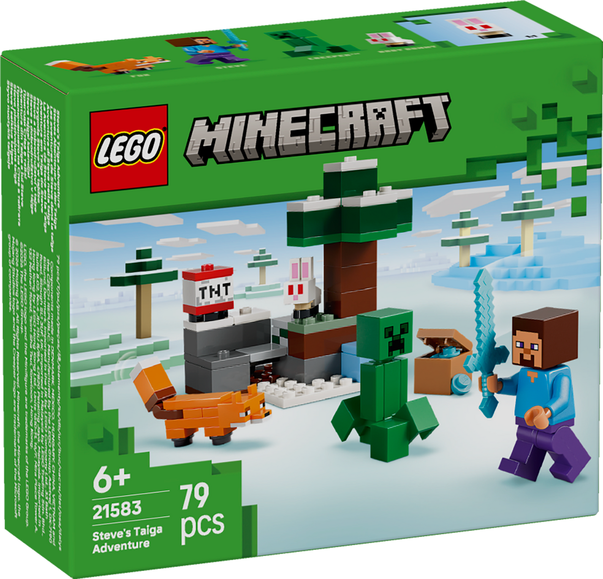 LEGO Minecraft Steve'i seiklus taigas 21583L