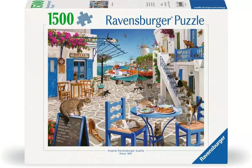 Ravensburger pusle 1500 tk: Mykonose kassid 12001450V