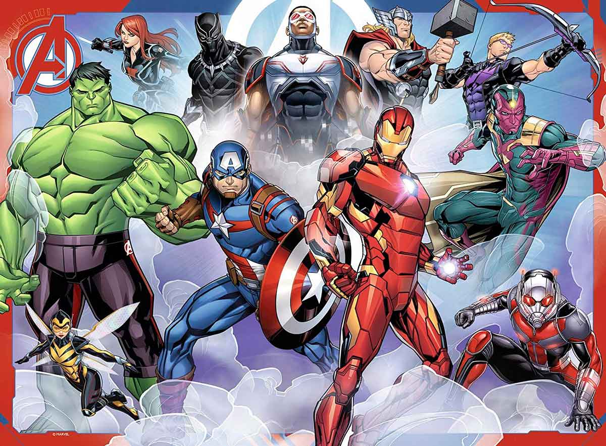 Ravensburger pusle 100 tk Marvel 108084V