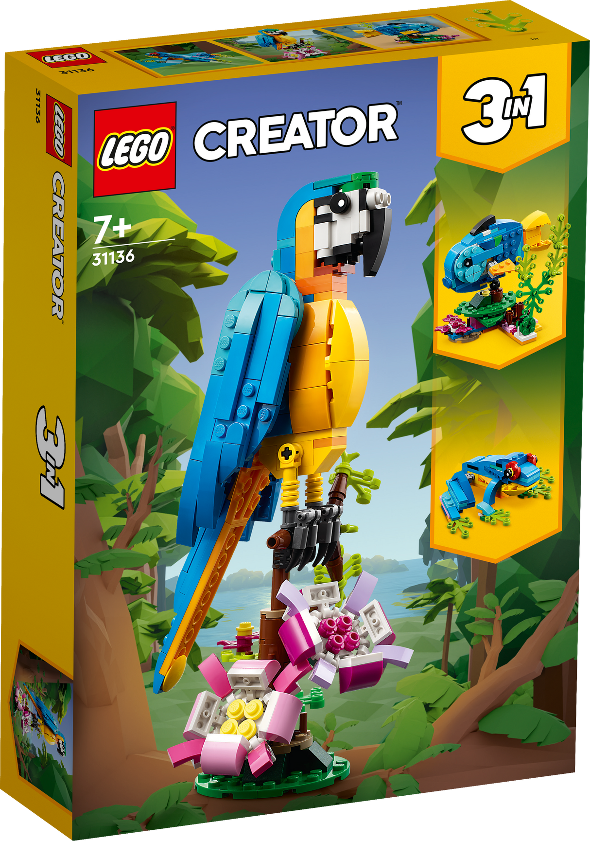 LEGO Creator Eksootiline papagoi 31136L