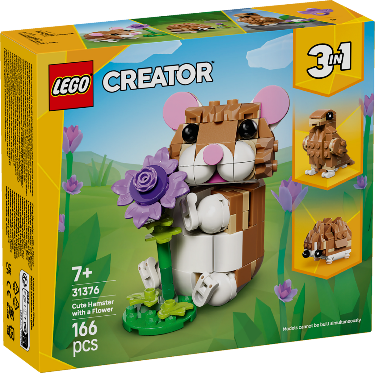 LEGO Creator Armas hamster lillega 31376L