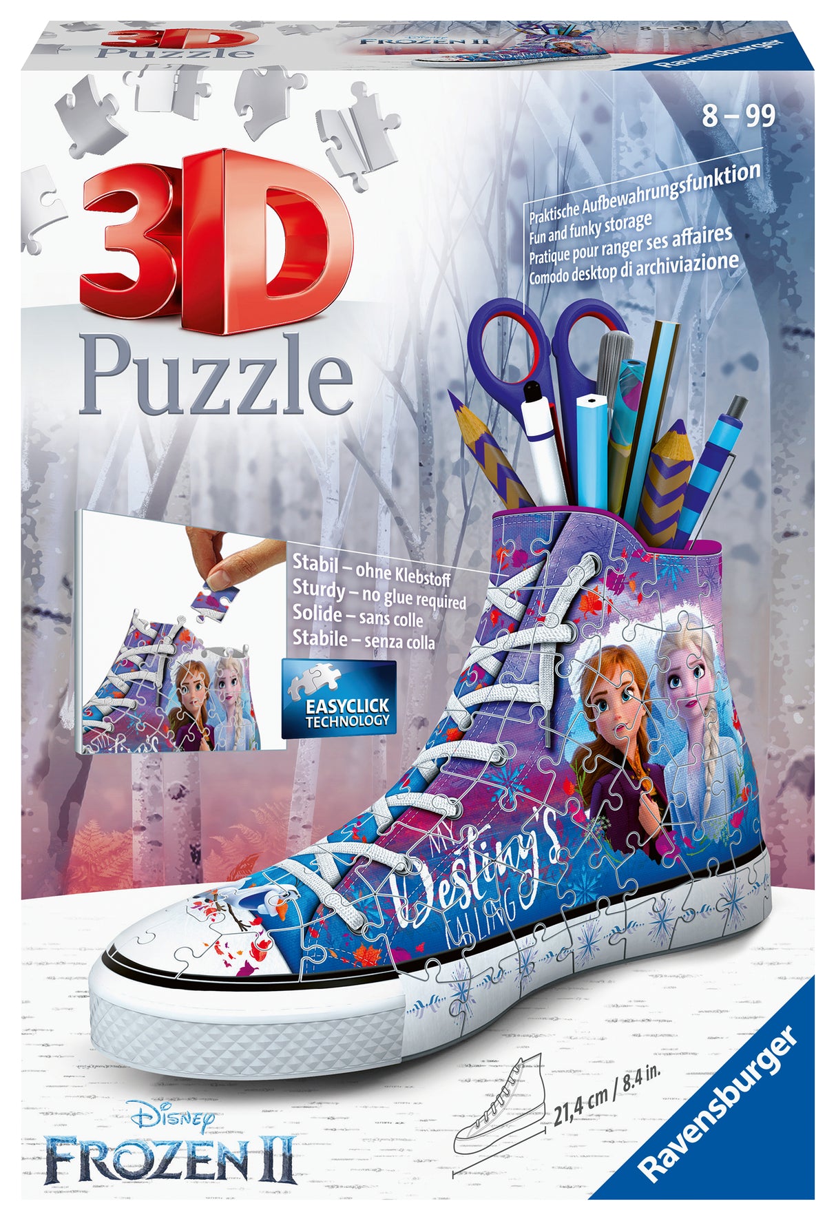 Ravensburger 3D pusle kets pliiatsitops Frozen 121212V
