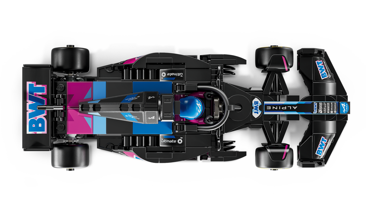 LEGO Speed Champions BWT Alpine F1 Team A524 võidusõiduauto 77248L