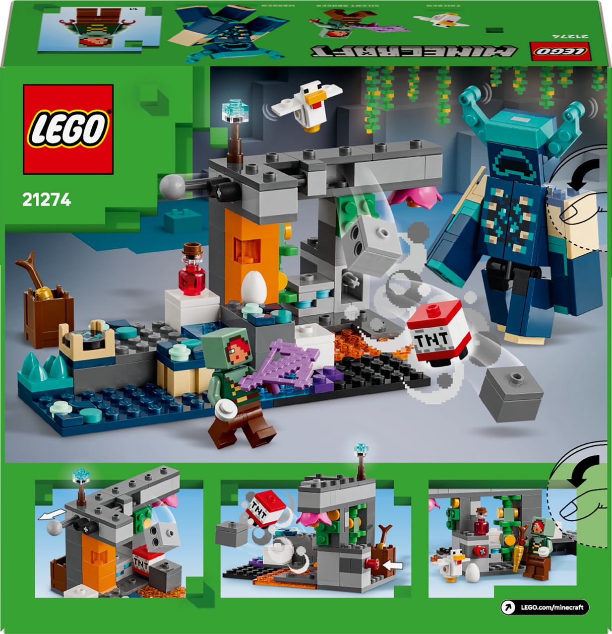LEGO Minecraft Kohtumine ülevaatajaga 21274L