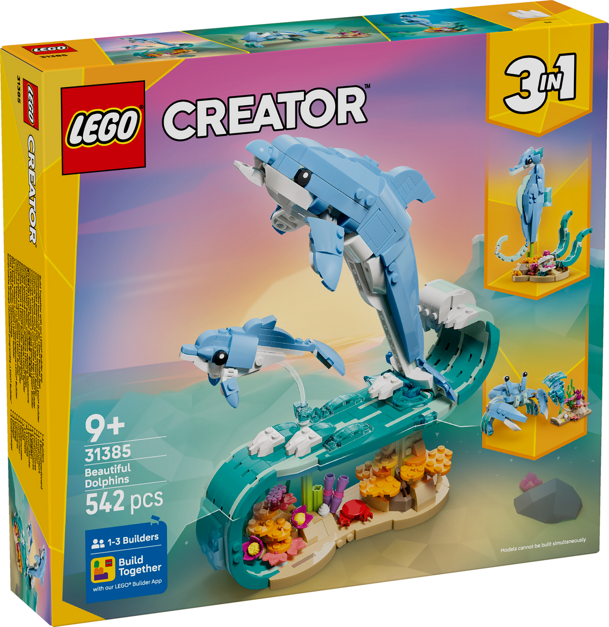 LEGO Creator Mereloomad: ilusad delfiinid 31385L