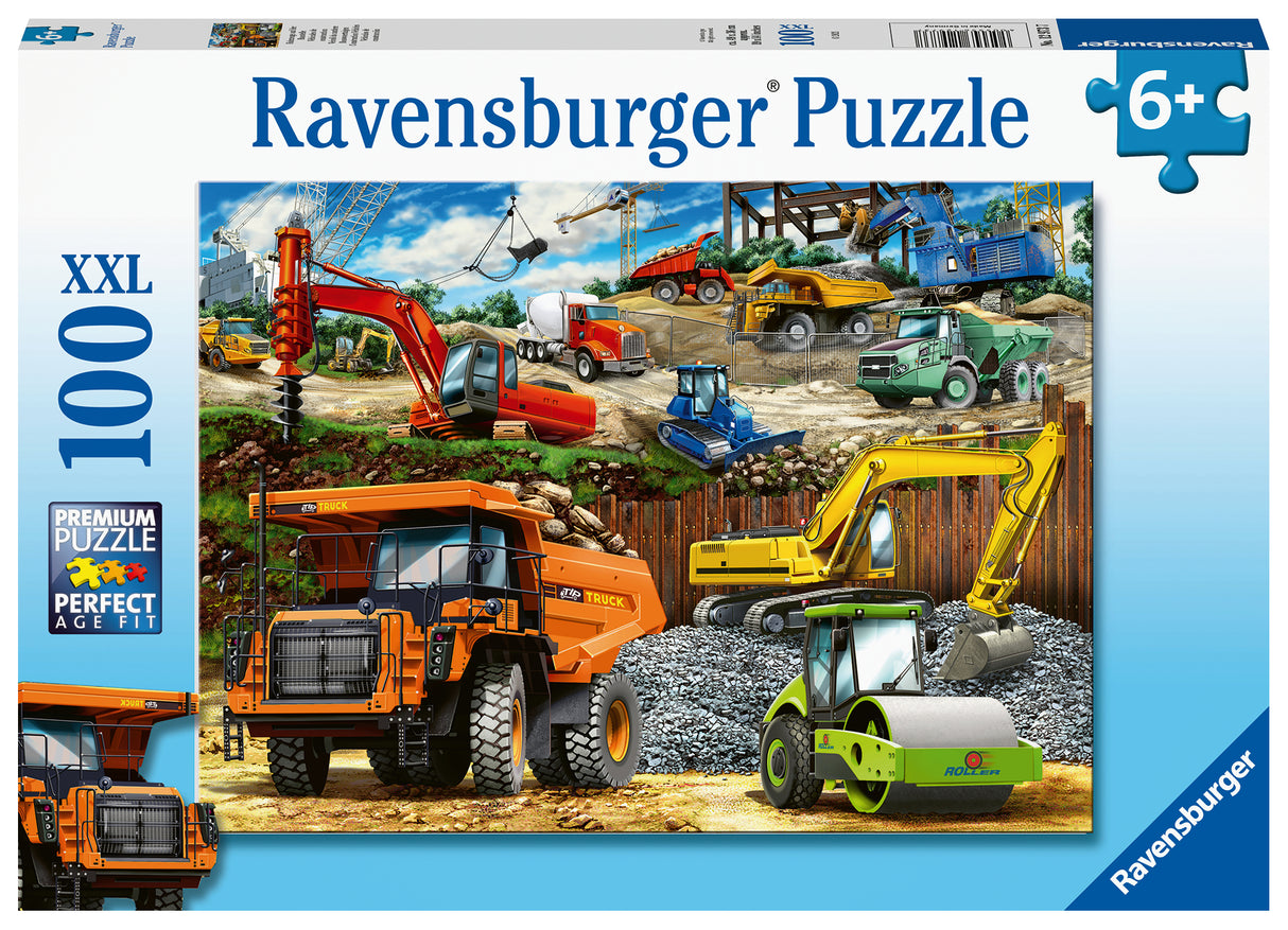 Ravensburger pusle 100 tk Ehitusmasinad 129737V