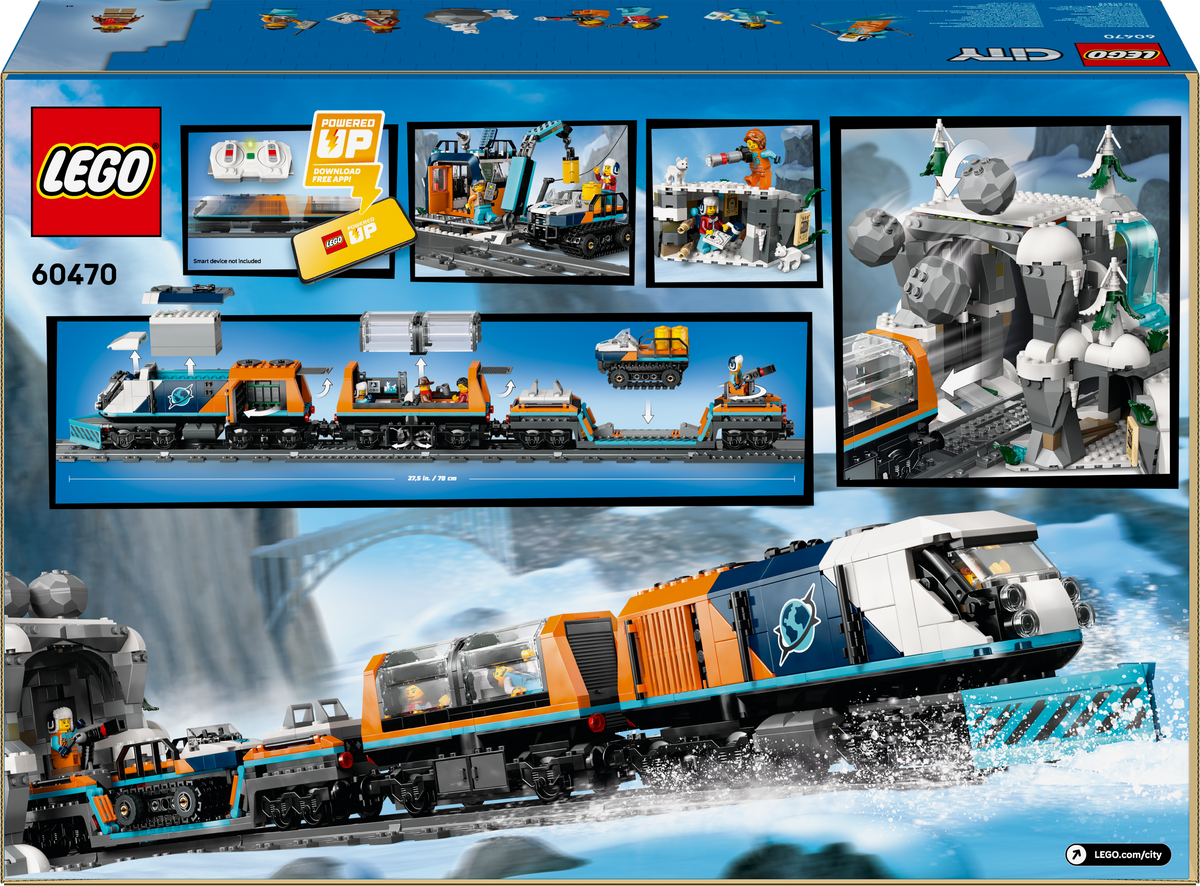 LEGO City Maadeavastajate arktika ekspressrong
60470L