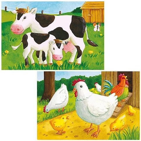 Ravensburger klotsipusle 6 tk Farm 074631V
