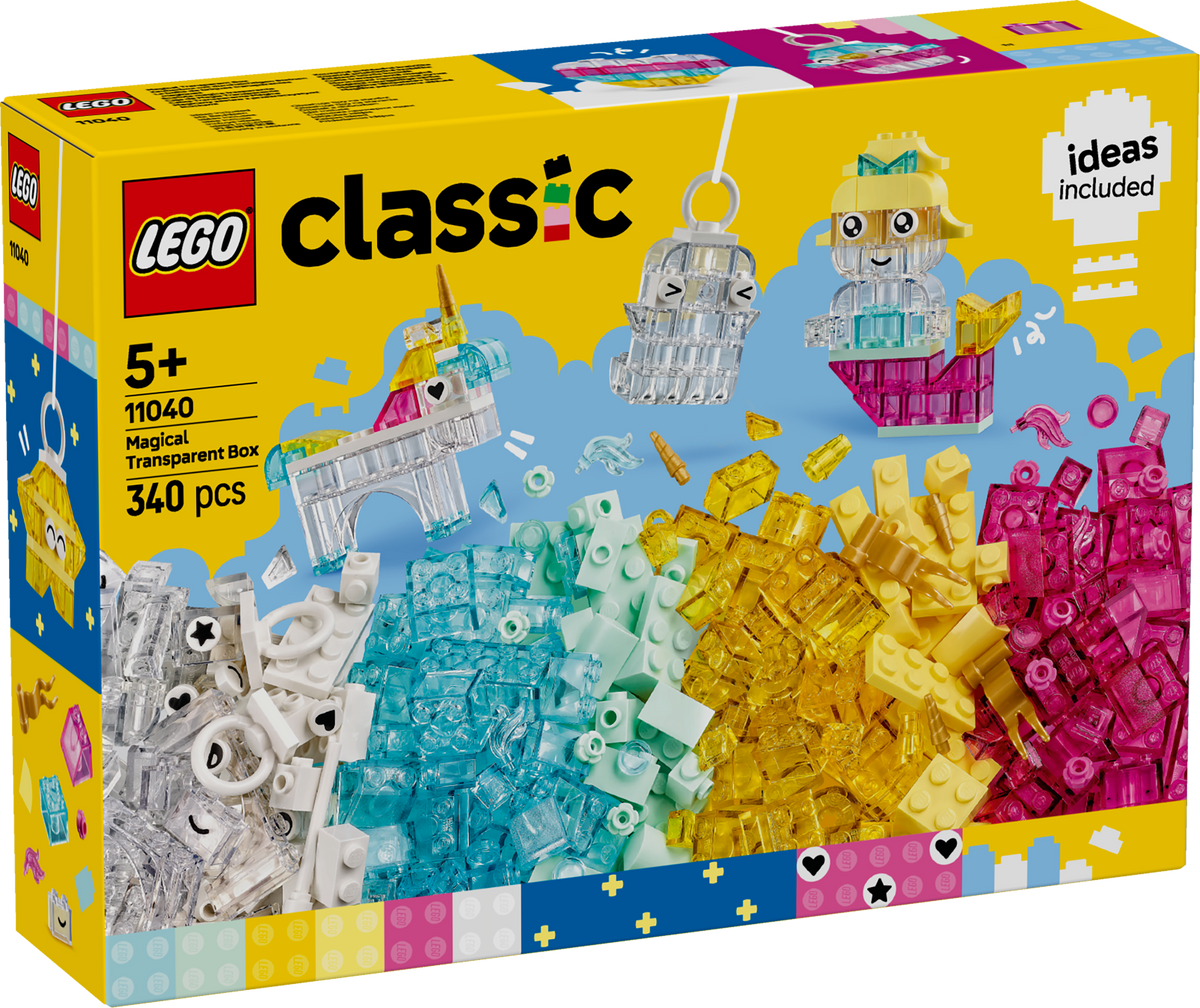 LEGO Classic maagiline läbipaistev kast 11040L