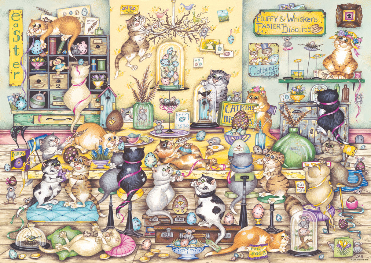 Ravensburger pusle 1000 tk: kasside munadepüha 12001755V