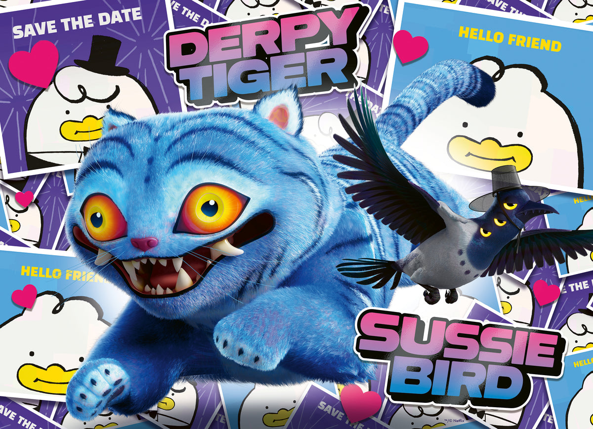 Ravensburger pusle 4x100 tk: KPop Demon Hunters 12004757V