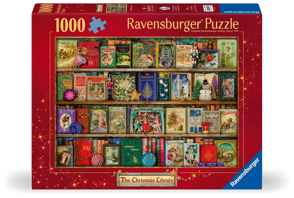 Ravensburger pusle 1000 tk Raamatukogu jõulude ajal
12000324V