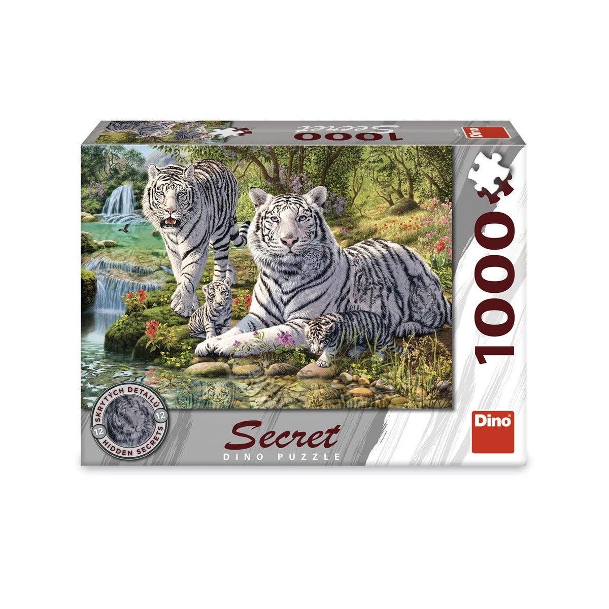 Dino peitepusle 1000 tk: valge tiiger 53326D