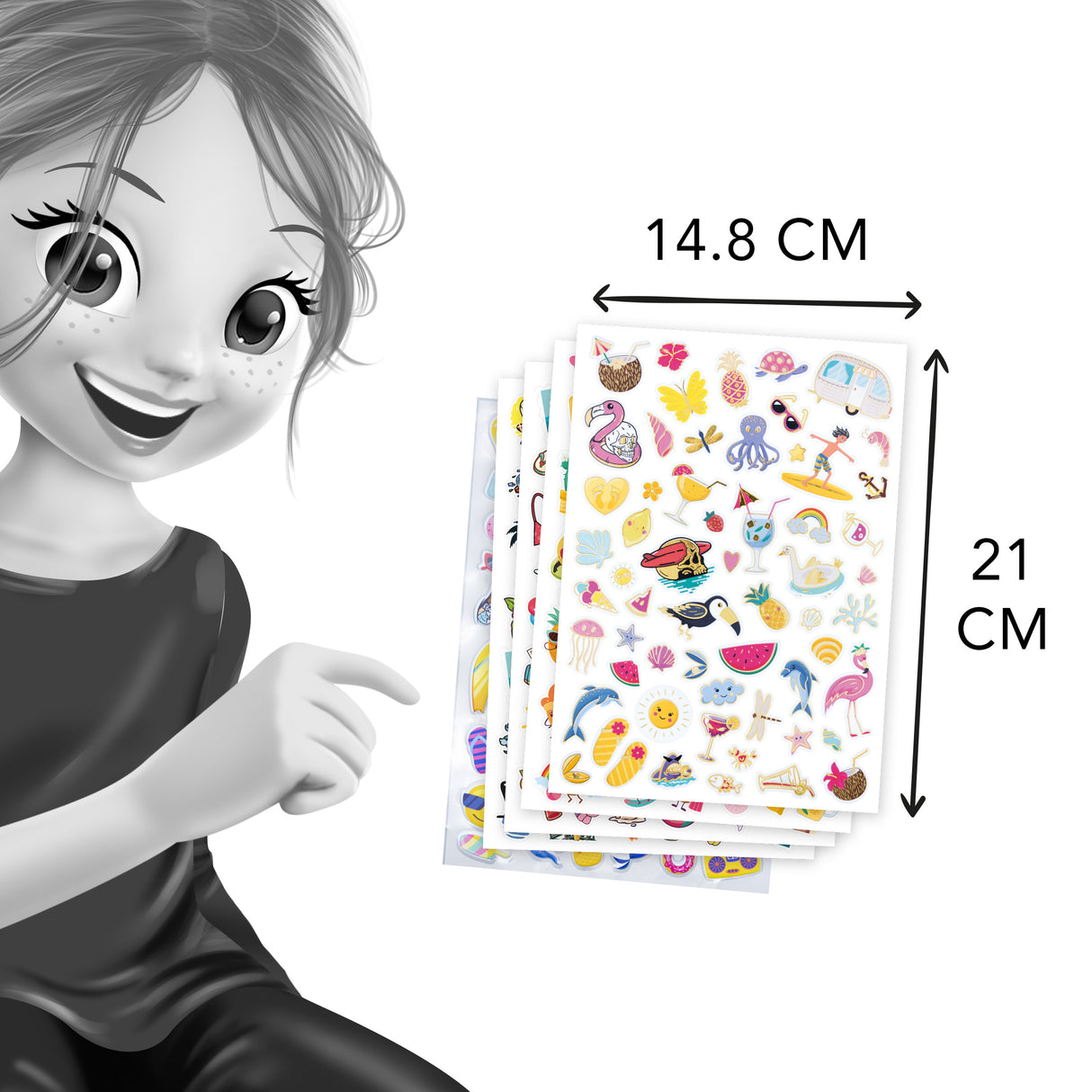 Buki kleebiste komplekt - suvi FK018I