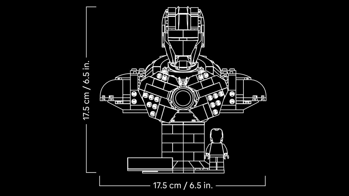LEGO Marvel Iron Man MK4 büst 76327L