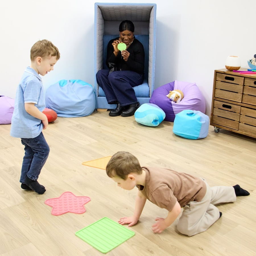 TTS sensoorse tekstuuriga põrandapadjad, 10 tk SD10568B