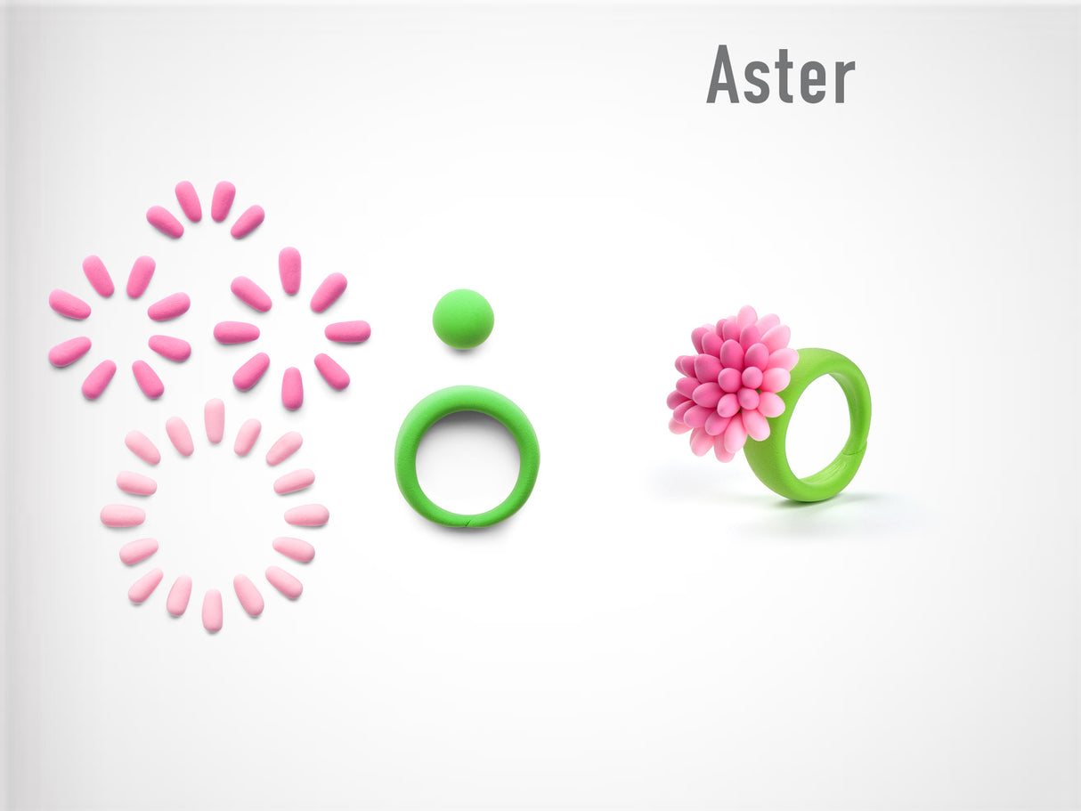 HEY CLAY voolimismass Sõrmused lill 31001E