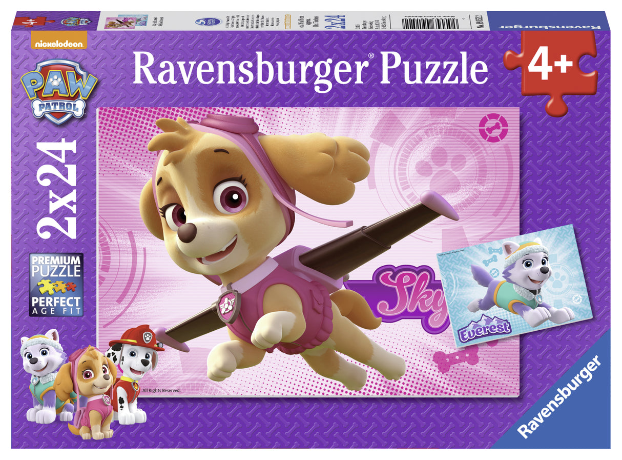 Ravensburger pusle 2x24 tk Käpapatrull Skye ja Everest
091522V