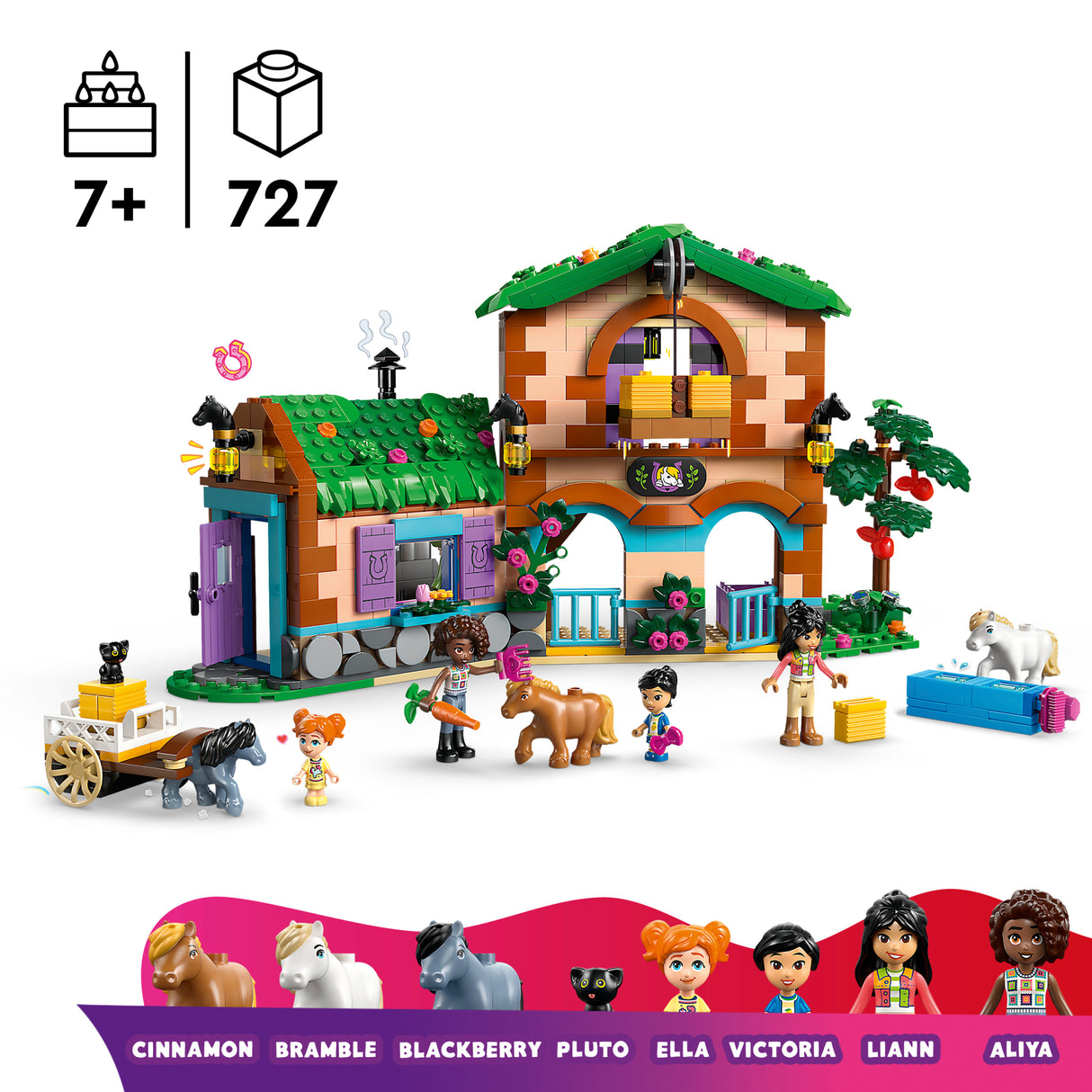 LEGO Friends Poni rantšo ja tall
42654L