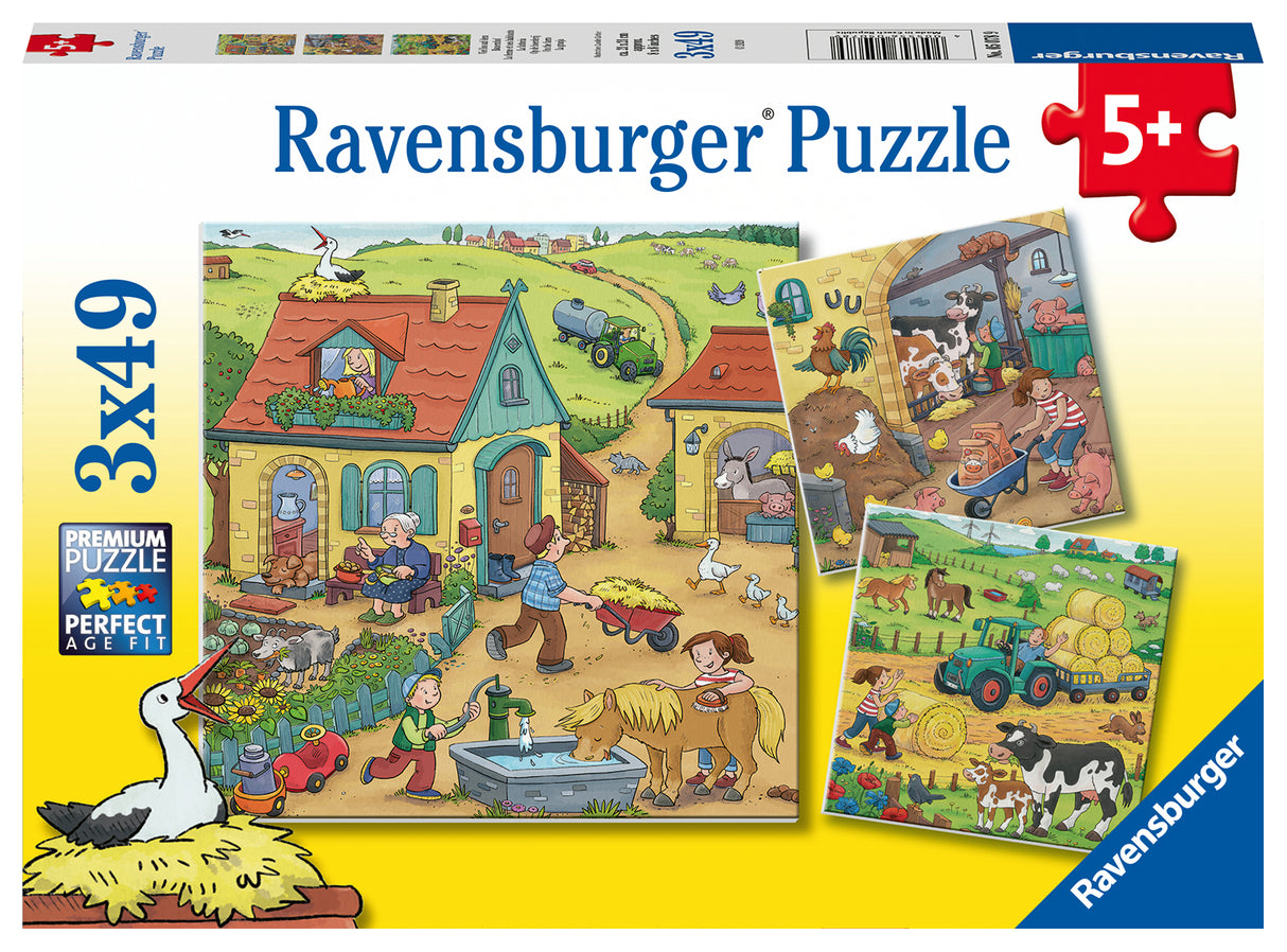 Ravensburger pusle 3x49 Talutööd 050789V