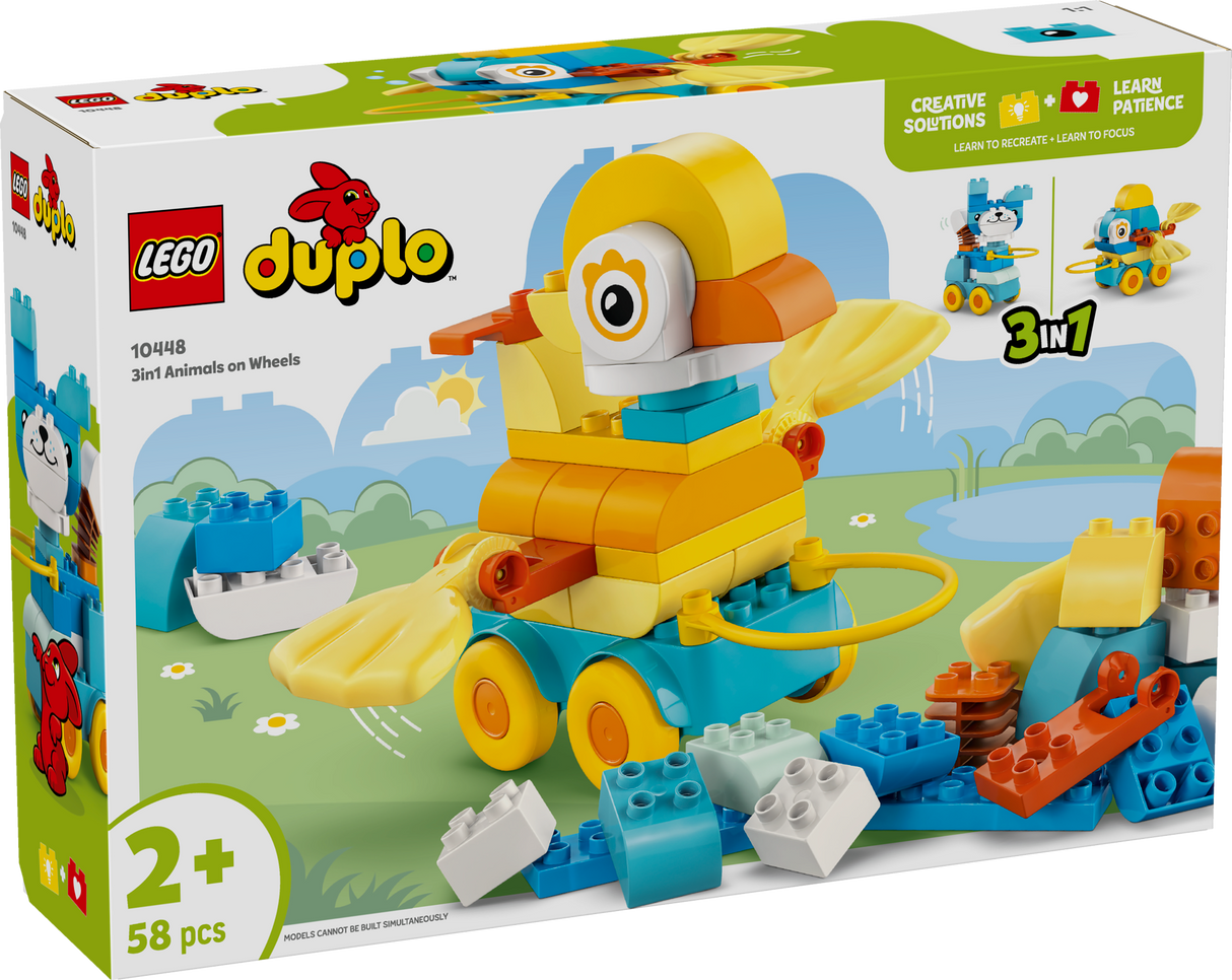 LEGO DUPLO Kolm ühes: loomad ratastel 10448L