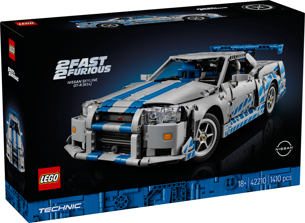 LEGO Technic 2 Fast 2 Furious Nissan Skyline GT-R (R34) auto
42210L