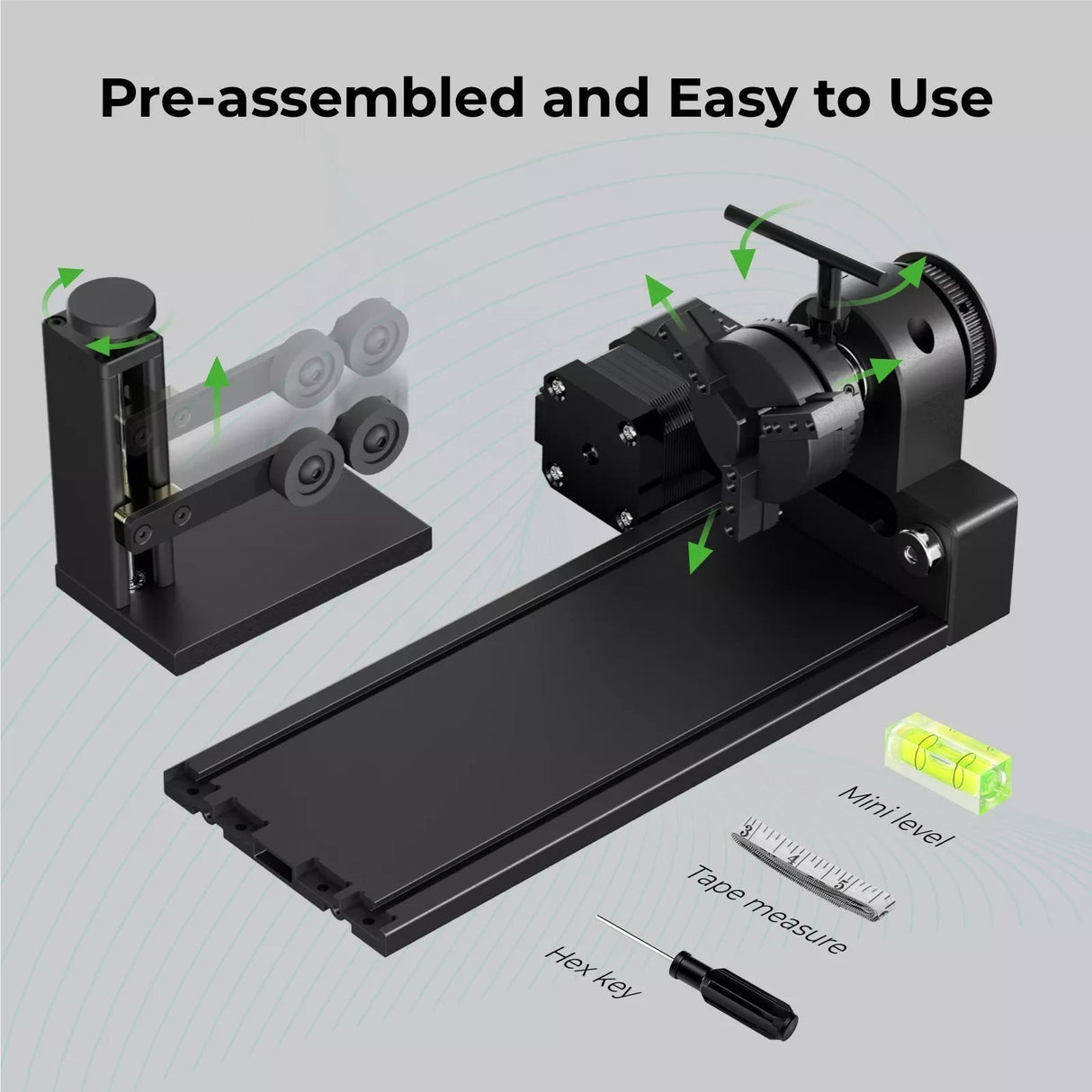 xTool RA2 Pro pöörlev graveerimisseade P5010279