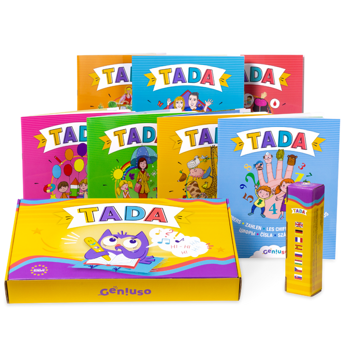 TADA 7 raamatu komplekt - rääkivad raamatud jutupliiatsiga