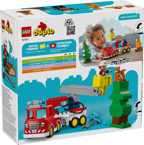 LEGO DUPLO Tuletõrjeauto vooliku ja tuletõrjujaga 10473L